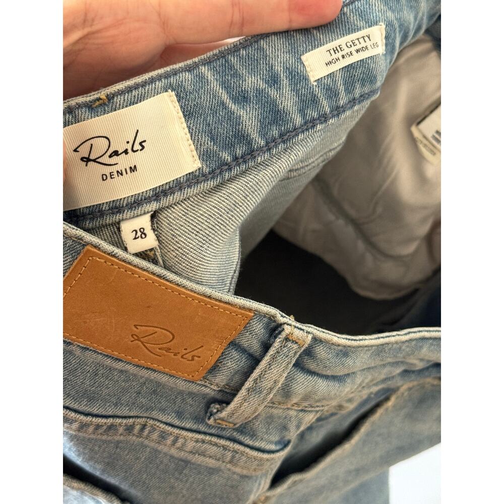 Rails Light Blue Wide-Leg Jeans - Picture 9 of 9